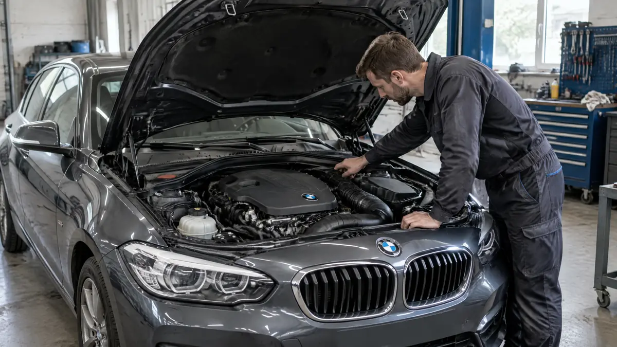 BMW 1.5-Liter-Dreizylinder im Motorraum