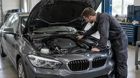 BMW 1.5-Liter-Dreizylinder im Motorraum