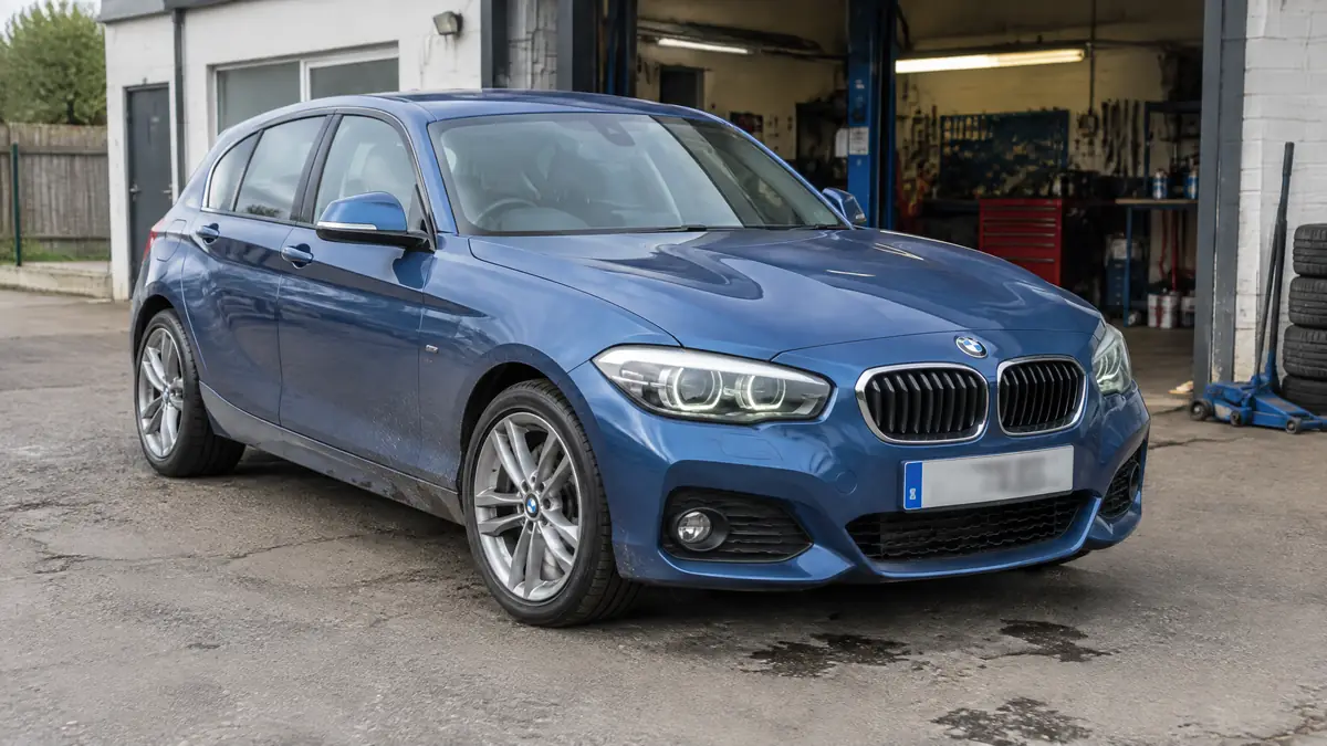 BMW 3-Zylinder-Benziner im Motorraum