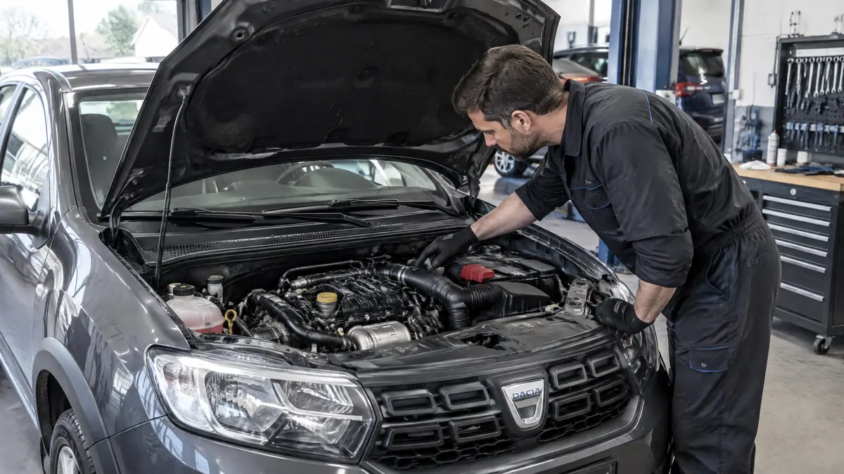 Dacia-Logo als Hinweis auf den Ratgeber zu 1.2-TCe-Motorproblemen